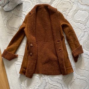 Vintage suede coat. Can be worn both ways.